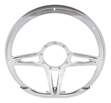 Load image into Gallery viewer, Billet Specialties Steering Wheel 14in D-Shape Victory Polished