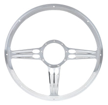 Load image into Gallery viewer, Billet Specialties Steering Wheel Half Wrap 15.5in Hollowpoint