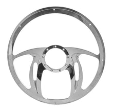 Load image into Gallery viewer, Billet Specialties Steering Wheel Half Wrap 15.5in Hurricane