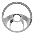 Load image into Gallery viewer, Billet Specialties Steering Wheel Half Wrap 15.5in Phantom