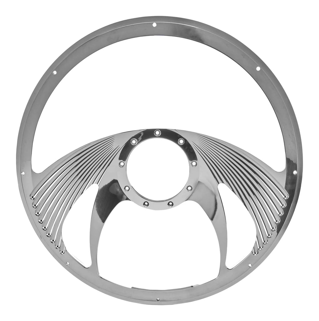 Billet Specialties Steering Wheel Half Wrap 15.5in Phantom