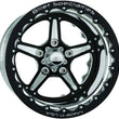 Load image into Gallery viewer, Billet Specialties Street Lite Black Wheel 15X10 4.5in BS BRDB35106145N
