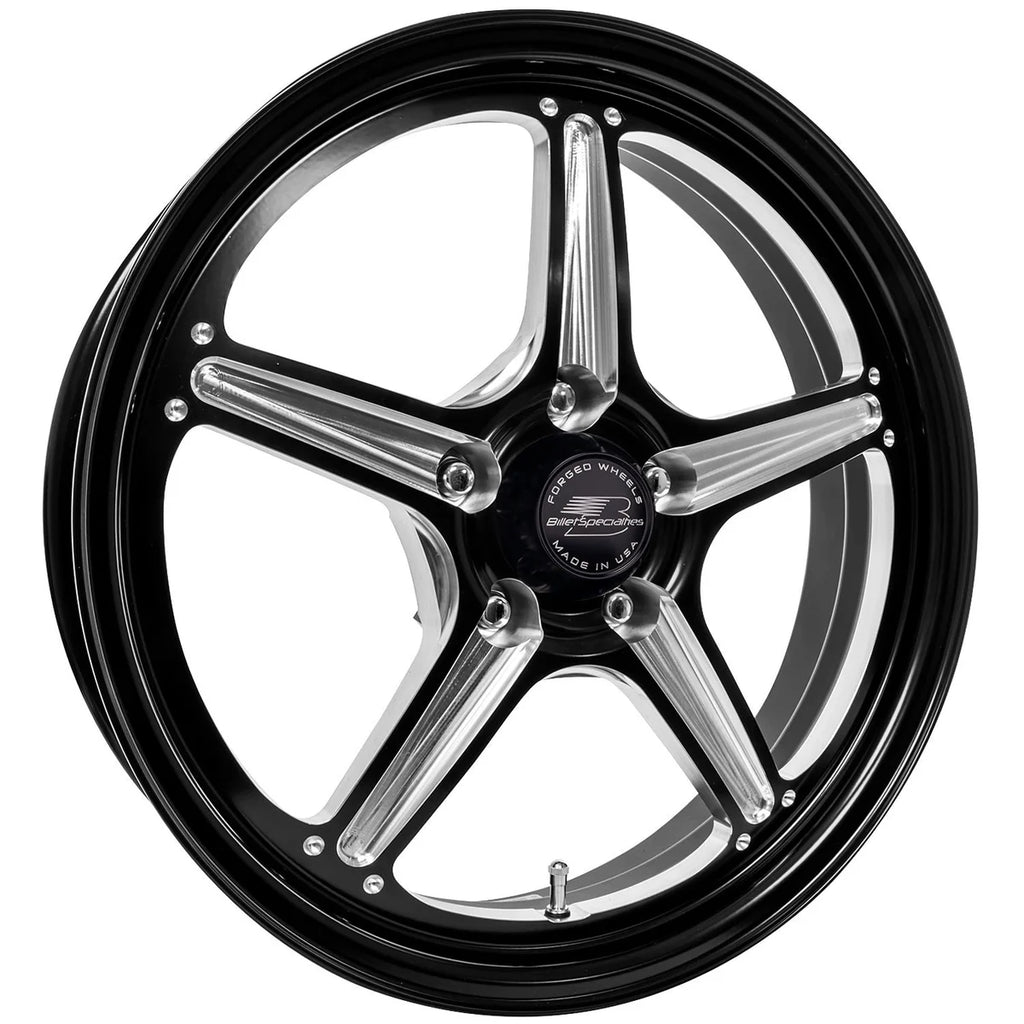 Billet Specialties Street Lite Black Wheel 17 X 4.5 5X4.5 BC 2IN BS RSFB23745Z6520