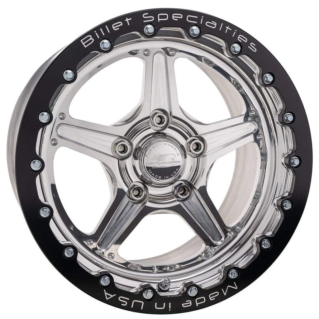 Billet Specialties Street Lite Wheel Polished 15x15 6.50in BS RSB23515L6165