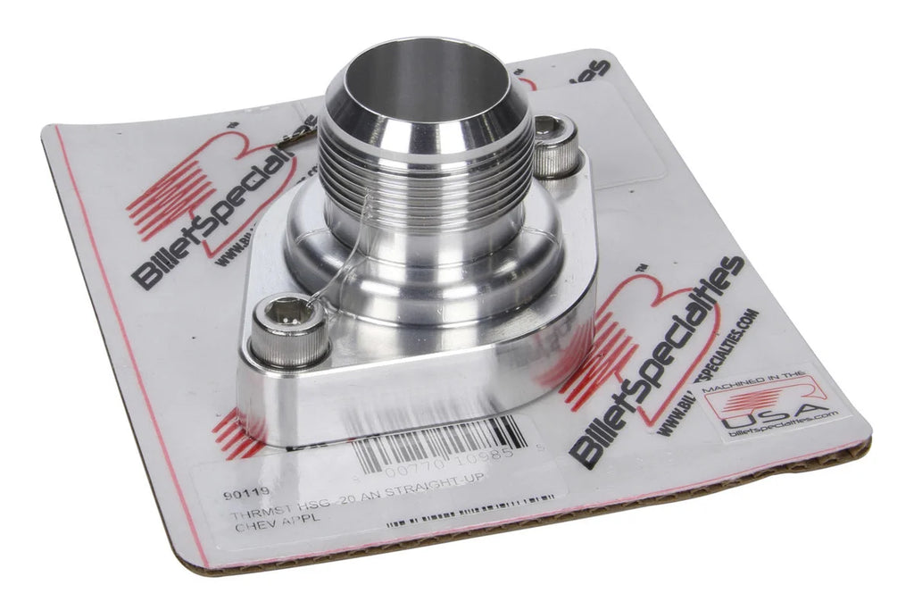 Billet Specialties Thermostat Housing -20AN Straight Up Chevy