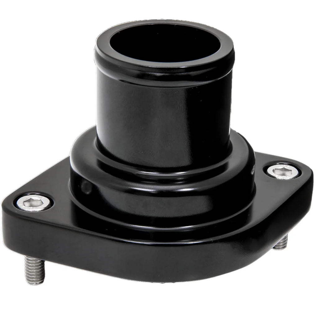 Billet Specialties Thermostat Housing Straight Black fits 2010-2025 LS