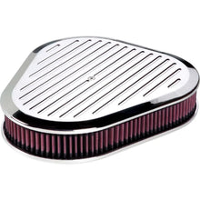 Load image into Gallery viewer, Billet Specialties Triangle Air Cleaner Ball Milled