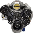 Load image into Gallery viewer, Billet Specialties Tru Trac Pulley System Black fits LS1 / LS2 / LS3 / LS6