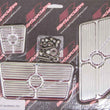 Load image into Gallery viewer, Billet Specialties Universal Pedal Kits Grooved Polished