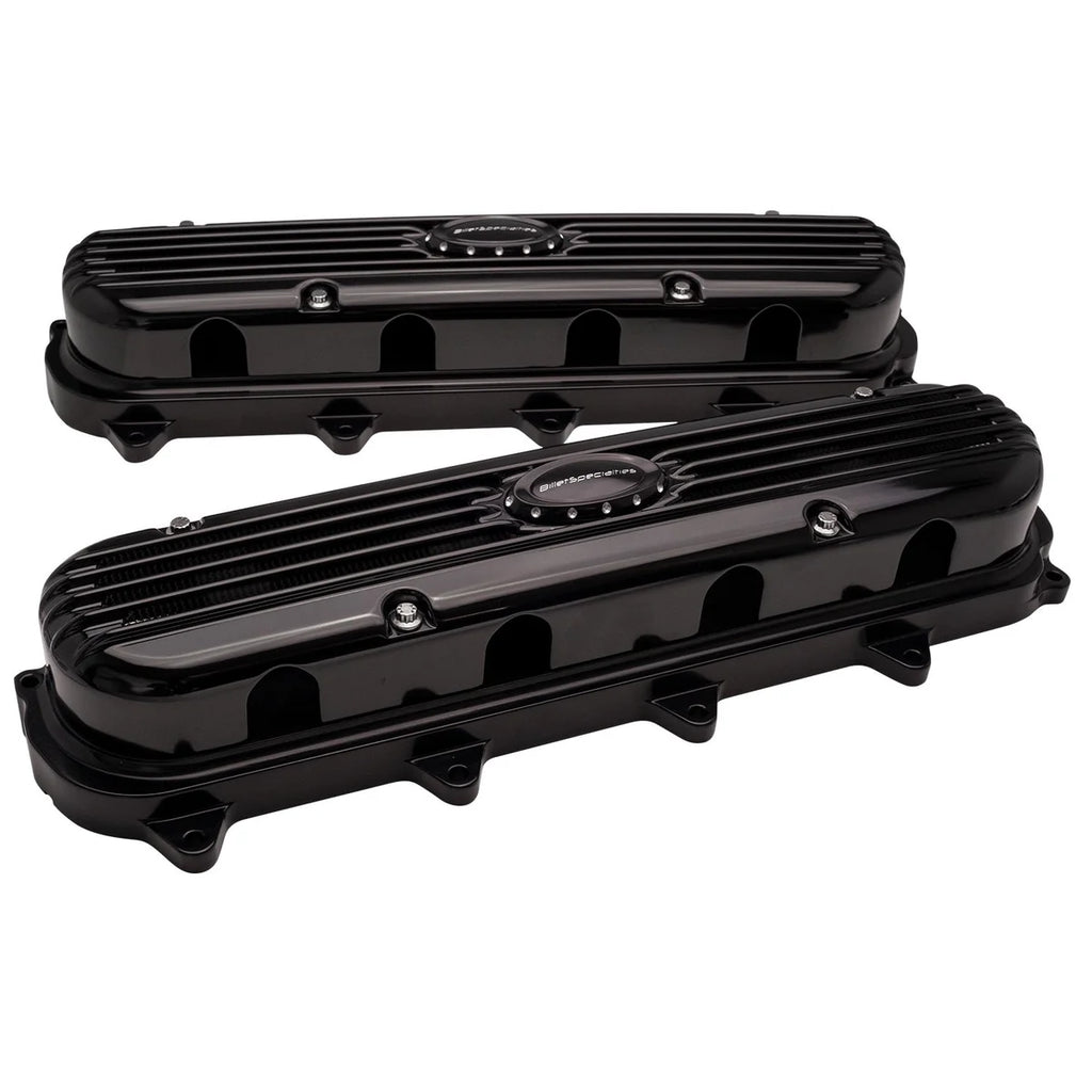 Billet Specialties Valve Covers Gen V LT Ribbed Black
