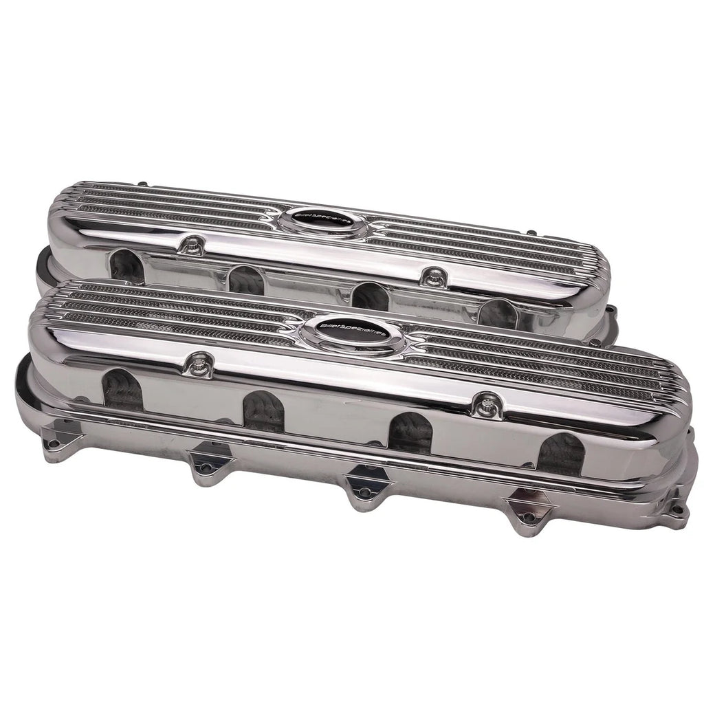 Billet Specialties Valve Covers Gen V LT Ribbed Polished