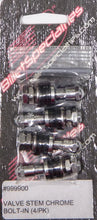 Load image into Gallery viewer, Billet Specialties Valve Stem Chrome Bolt- In 4-PK 999900