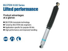 Load image into Gallery viewer, Bilstein 5100 Series 17-19 Nissan Titan Front 46mm Monotube Shock Absorber - Side View