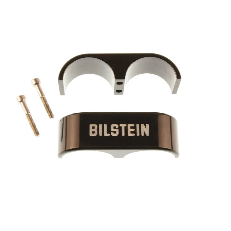 Bilstein B1 Reservoir Clamps - Black Anodized - Detail View