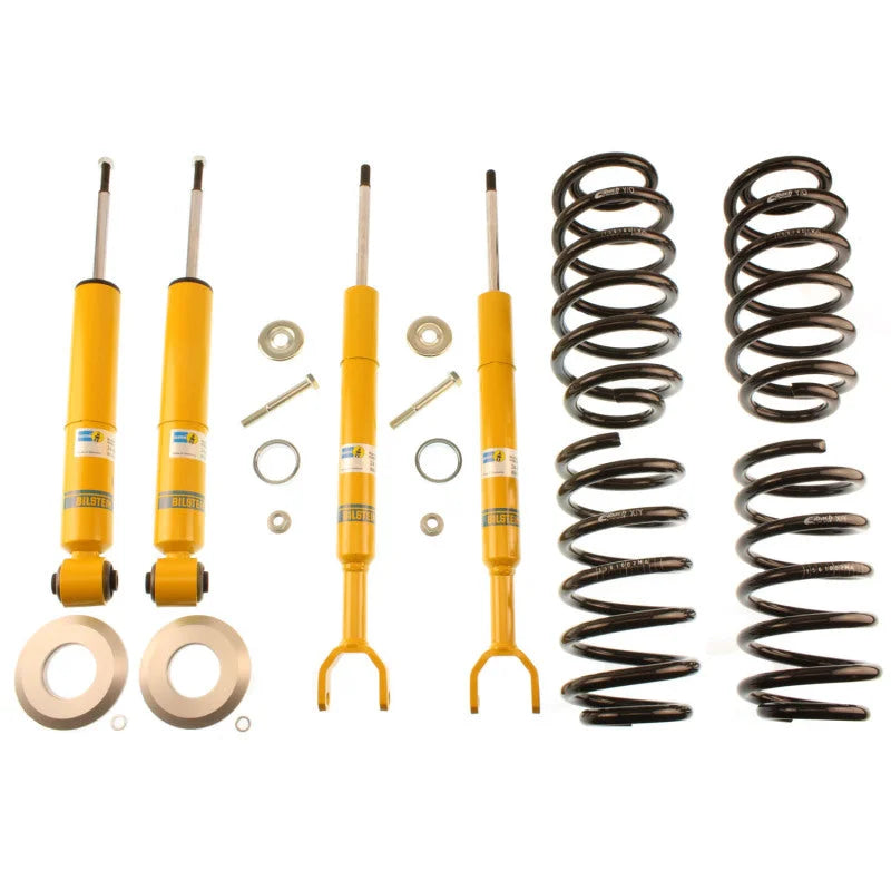 Bilstein B12 1998 Audi A6 Quattro Base Front and Rear Suspension Kit - Side View