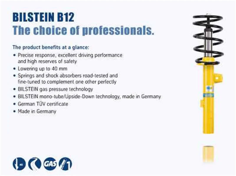 Bilstein B12 2007 Volkswagen Passat 2.0T Wagon Front and Rear Suspension Kit - Back View