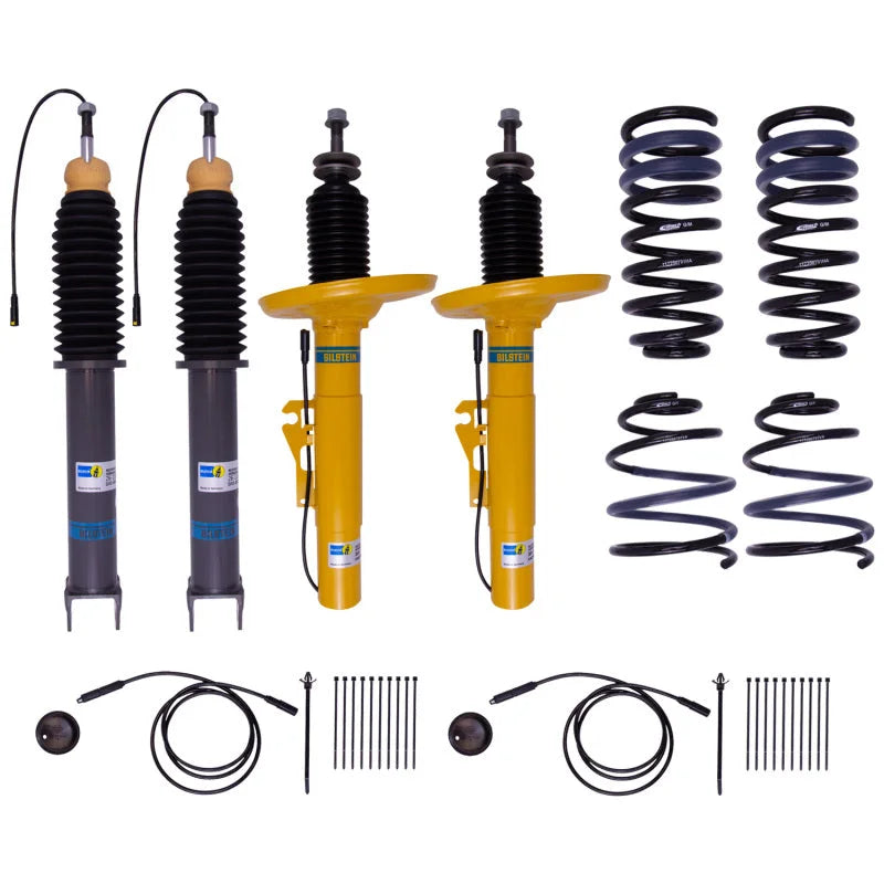 Bilstein B12 (Pro-Kit) 05-11 Porsche 911 Carrera H6 3.6L/S H6 3.8 Front and Rear Suspension Kit - Side View