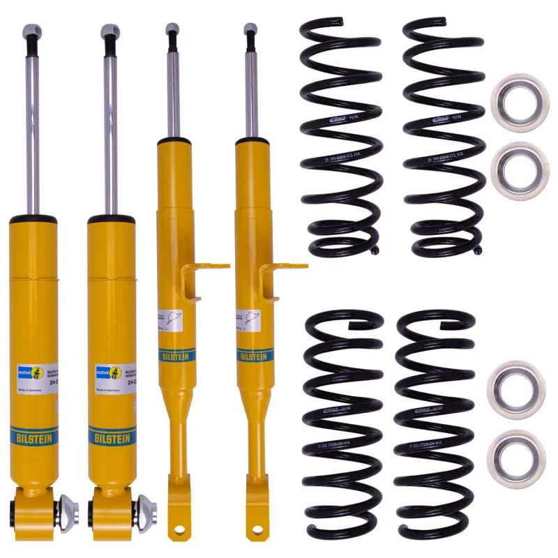 Bilstein B12 (Pro-Kit) 12-17 BMW 640i Base L6 3.0L Front and Rear Suspension Kit - Side View