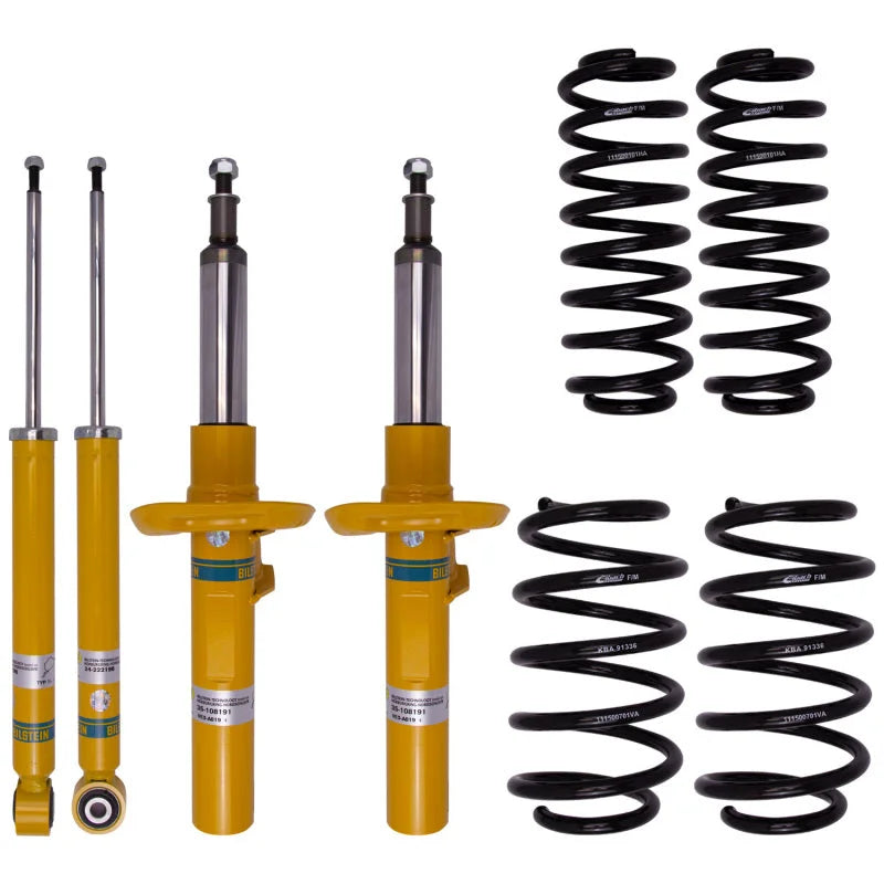 Bilstein B12 Pro-Kit 12-17 Volkswagen Beetle Front and Rear Monotube Suspension Kit - Side View