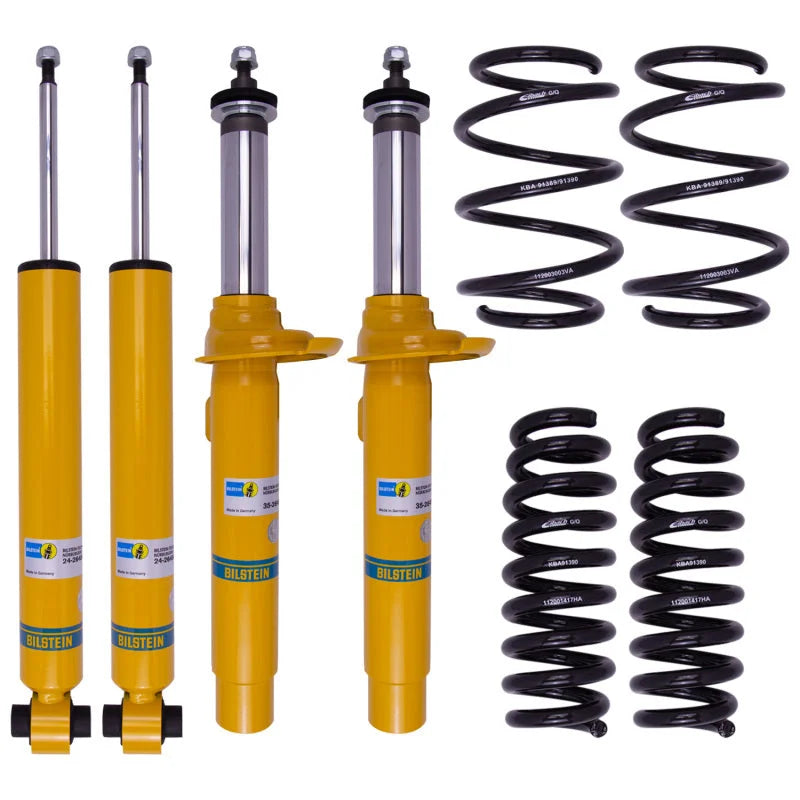 Bilstein B12 Pro-Kit 14-16 BMW 435i / 17 BMW 440i Front and Rear Monotube Suspension Kit - Side View