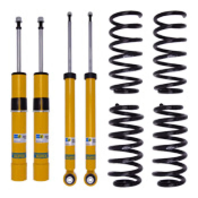 Bilstein B12 (Pro-Kit) 17-20 Audi A4 Front Suspension Lowering Kit (w/o Electronic Suspension) - Back View