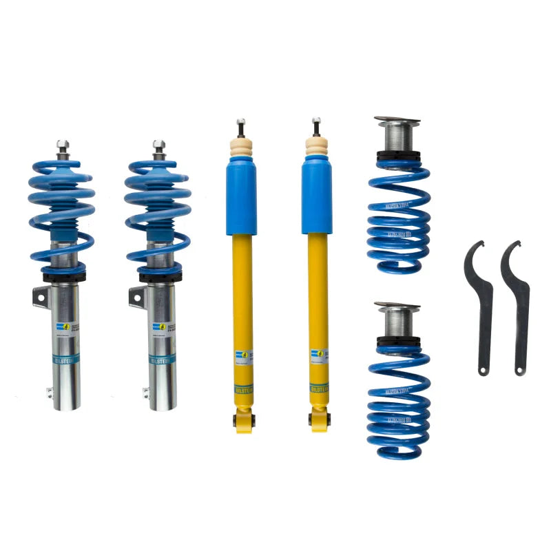 Bilstein B14 (PSS) Front & Rear Performance Sus System fits 2015-2016 Volkswagen Golf / R / SportWagen w/ 55MM Outside Dia...