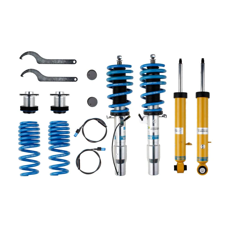 Bilstein B16 (DampTronic) 2015-2018 BMW M3/M4 F80/F82 Front & Rear Performance Suspension System - Side View