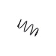 Load image into Gallery viewer, Bilstein B3 01-06 BMW 325Ci Series Replacement Rear Coil Spring - Side View