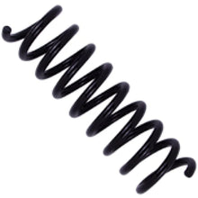 Load image into Gallery viewer, Bilstein B3 96-03 Mercedes-Benz E320 / 98-02 E430 Replacement Front Coil Spring - Back View