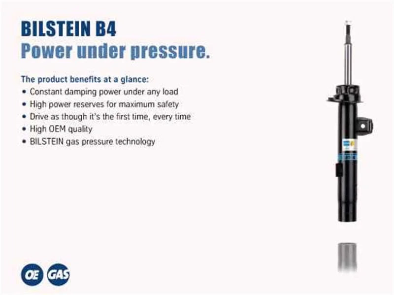 Bilstein B4 2011 Mini Cooper S Front Left Suspension Strut Assembly - Side View