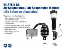 Load image into Gallery viewer, Bilstein B4 Front Right Suspension Air Spring fits 2004-2005 Mercedes-Benz E320 4MATIC SEDAN / 2006-2009 Mercedes-Benz E35...