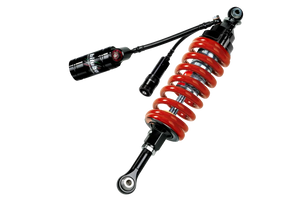 Bitubo CLU3 Monoshock Adjustable: Hydraulic Spring Preload, Reb., Double Comp., Length, Red Spring