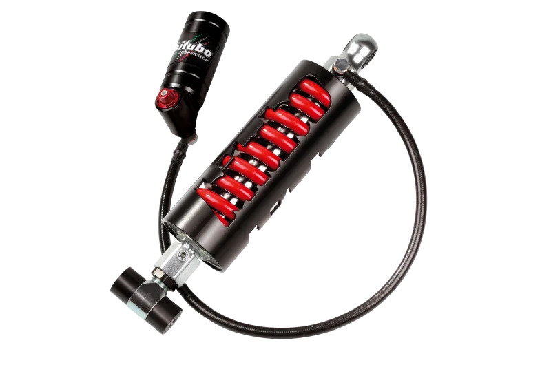 Bitubo HZM1 Monoshock Adjustable: Spring Preload, Rebound, Compression, Length, Red Spring
