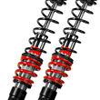 Load image into Gallery viewer, Bitubo YGB0 Twinshocks Rear Adjustable: Spring Preload, Black Spring - Side View