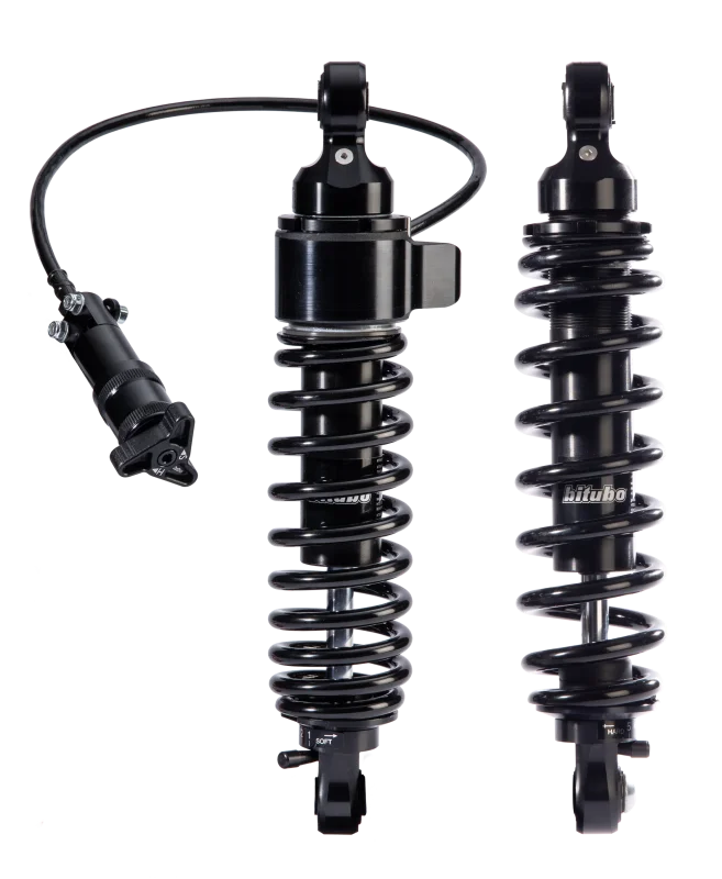 Bitubo WME2 Twinshocks Adjustable: Single Hydraulic Spring Preload, Reb., Length 316mm, Dk Edition