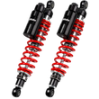 Load image into Gallery viewer, Bitubo WMT0 Twinshocks Adj.: Spring Preload, Reb., Comp., Length 361mm, Piggyback Tank, Red Springs