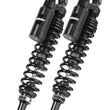 Load image into Gallery viewer, Bitubo WMT0 Twinshocks Adj.: Spring Preload, Reb., Comp., Length 380mm, Piggyback Tank Dark Edition