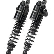 Load image into Gallery viewer, Bitubo WMT2 Twinshocks Adj.: Spring Preload, Reb., Comp., Length 326mm, Piggyback Tank Dark Edition