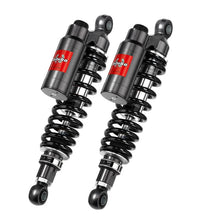 Load image into Gallery viewer, Bitubo WMT7 Twinshocks Adj.: Spring Preload, Reb., Comp., Length 355mm, Piggyback Tank,Dark Edition