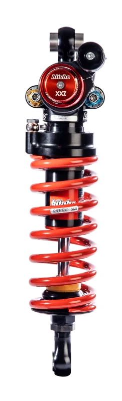 Bitubo XXZV Monoshocks Adjustable:Integ.Hyd.Preload, 2Rebound, 2Compression, Length 291 mm -0 +8 - Side View