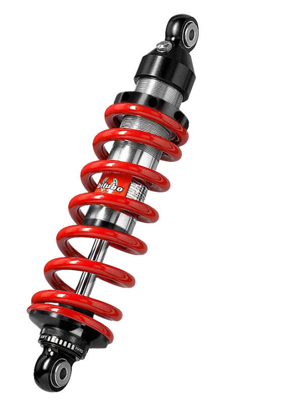Bitubo XZE0 Monoshocks Adjustable: Spring Preload, Rebound, Red Spring