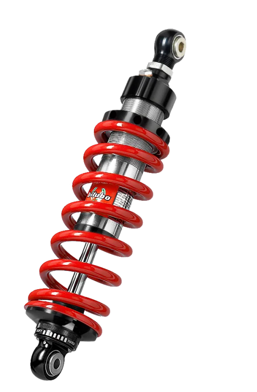 Bitubo XZE1 Monoshocks Adjustable: Spring Preload, Rebound, Length, Red Spring