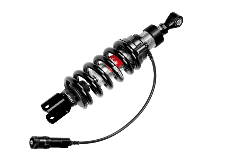Bitubo XZE3 Monoshocks Adjustable: Hydraulic Spring Preload, Rebound, Length, Black Spring