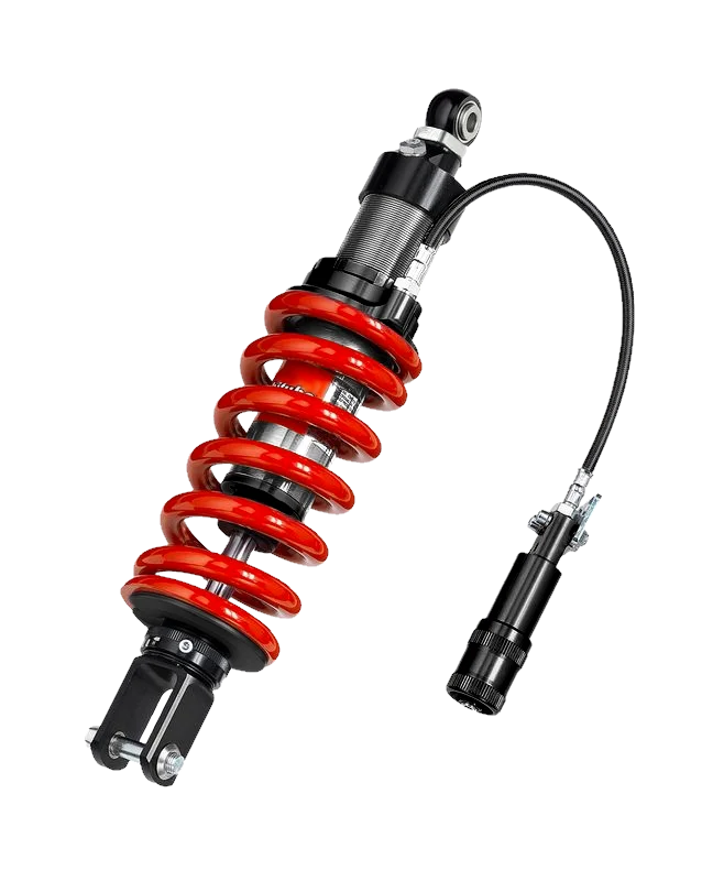 Bitubo XZE3 Monoshocks Adjustable: Hydraulic Spring Preload, Rebound, Length, Red Spring