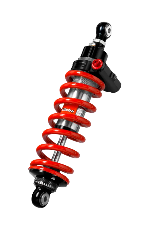 Bitubo XZEV Monoshocks Adjustable: Hydraulic Spring Preload, Rebound, Length, Red Spring