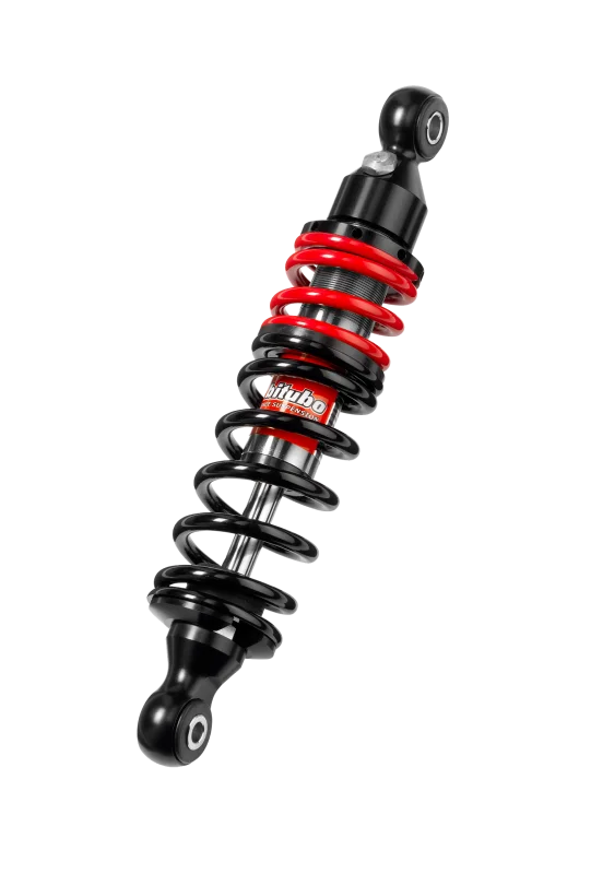Bitubo YEB0 Monoshocks Front Adjustable: Spring Preload, Red Spring