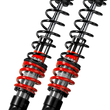 Load image into Gallery viewer, Bitubo YGB0 Twinshocks Rear Adjustable: Spring Preload, Black Spring - Side View