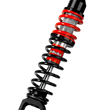 Load image into Gallery viewer, Bitubo YXB0 Monoshock Rear Adjustable: Spring Preload, Red And Black Springs