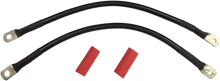 Load image into Gallery viewer, Black Battery Cable Set - '04-'09 XL DragSpecialties E25-0091B-D2 - Main Product View