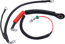 Load image into Gallery viewer, Black Battery Cable Set - '09-'13 FLH/T DragSpecialties E25-0091B-D7 - Side View